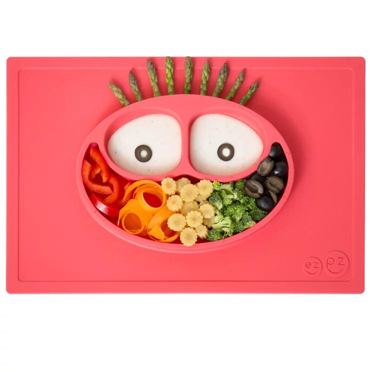 ezpz-happy-mat-silicone-plate-&amp;-placemat-coral- (1)