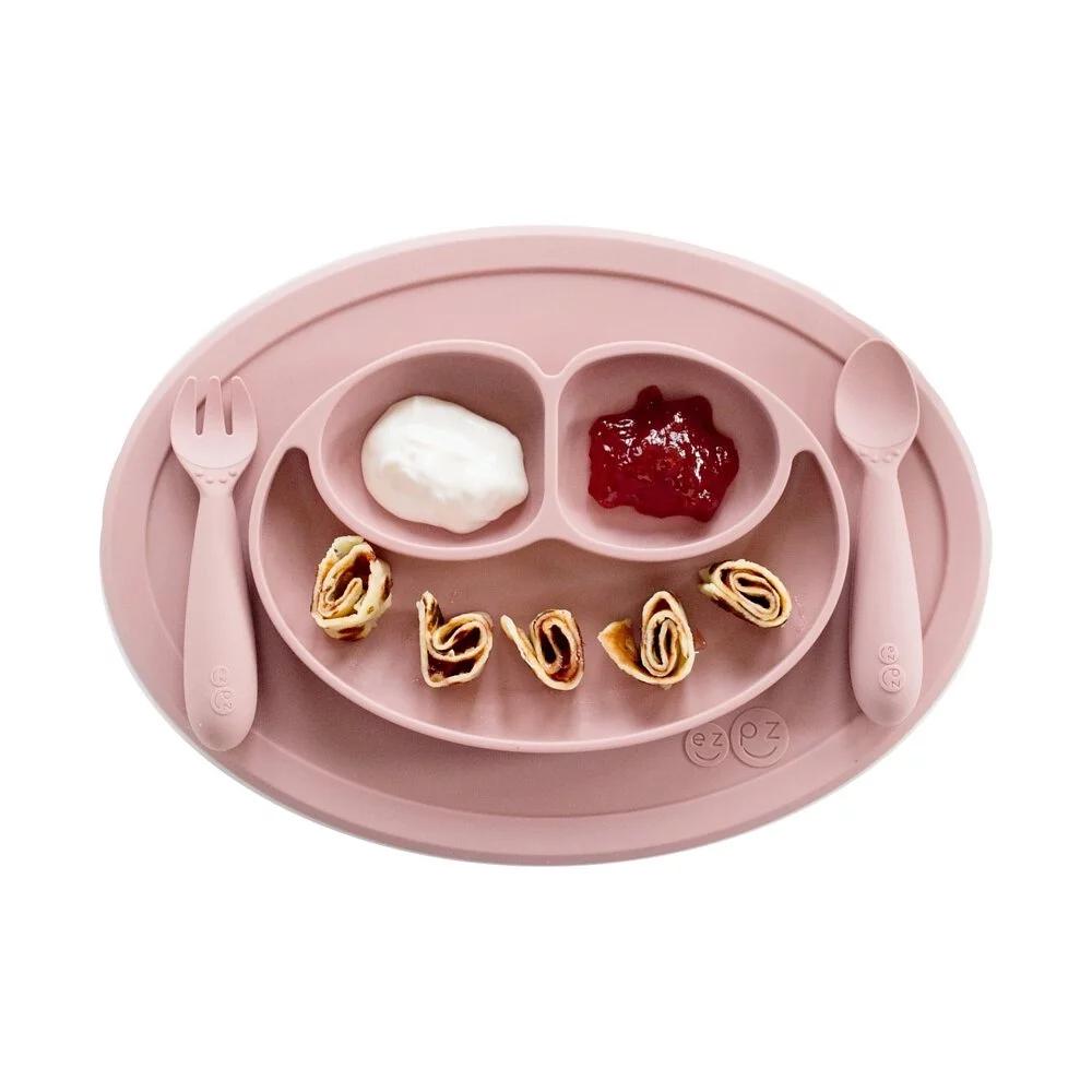 ezpz-silicone-mini-mat-+-utensils-feeding-set-nordic-blush- (2)