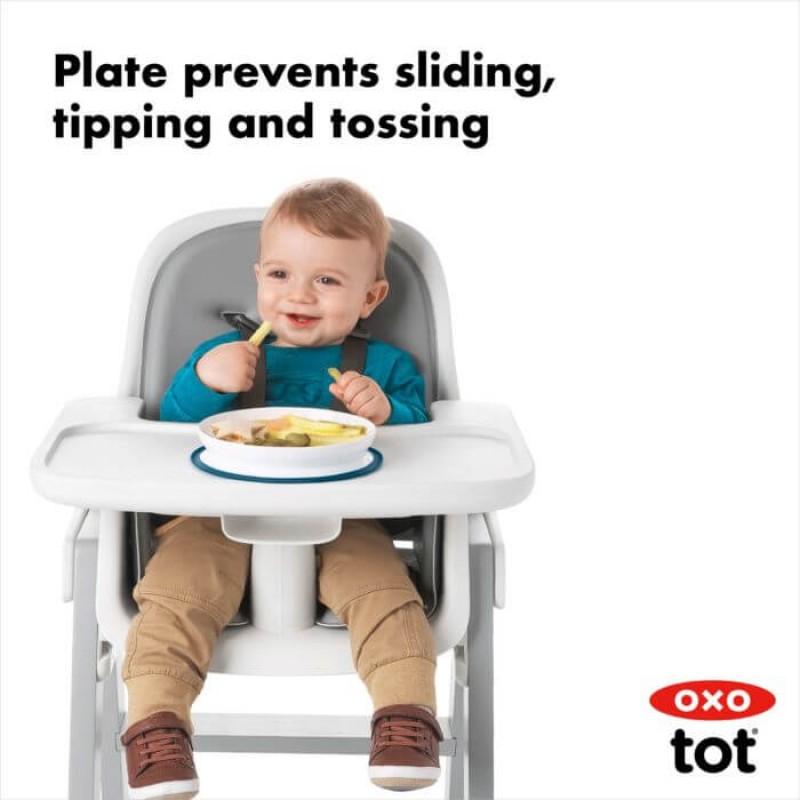 oxo tot-stick-&amp;-stay-suction-plate-teal- (5)